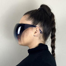 Load image into Gallery viewer, Fashion Face Shield Face Mask Safety Shield Sunglasses - Black