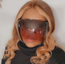 Load image into Gallery viewer, Fashion Face Shield Face Mask Safety Shield Sunglasses - Brown