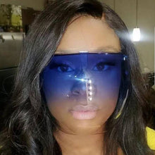 Load image into Gallery viewer, Fashion Face Shield Face Mask Safety Shield Sunglasses - Blue