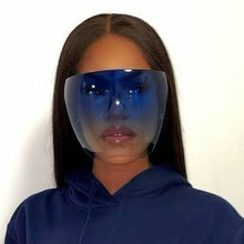Load image into Gallery viewer, Fashion Face Shield Face Mask Safety Shield Sunglasses - Blue