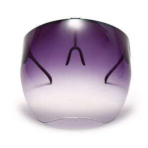 Fashion Face Shield Face Mask Safety Shield Sunglasses - Purple