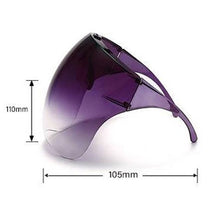 Load image into Gallery viewer, Fashion Face Shield Face Mask Safety Shield Sunglasses - Purple
