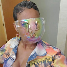 Load image into Gallery viewer, Fashion Face Shield Face Mask Safety Shield Sunglasses - Mirror
